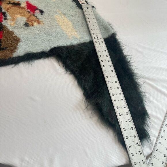 Ann Arundell Handmade Couture VTG NOS Mohair Horse Kentucky Derby Sweater - Picture 6 of 10